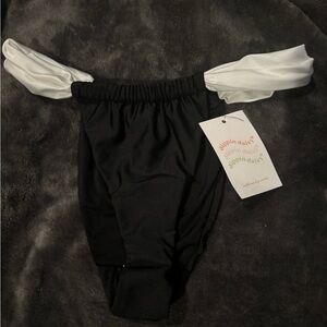 Dippin Daisys black and white bikini bottom